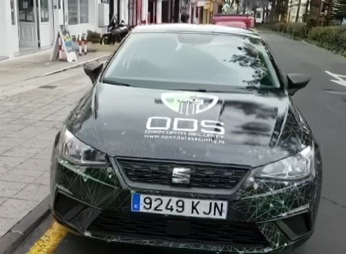 Historic Open Data Security branded car