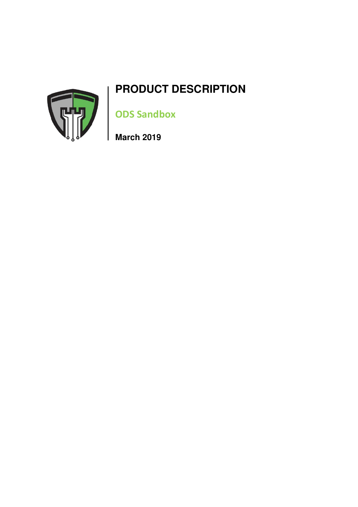 Shieldbox product description document cover